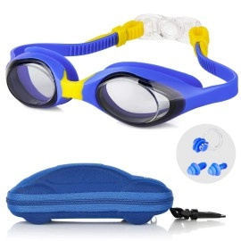 TOPLUS Kids Goggles, Goggles for Kids Swim Goggles Anti-Fog Leak Proof Kids Goggles for Swimming - Soft Silicone and Clear Vision