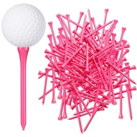 Jenaai 200 Pcs Golf Tees Bamboo Golf Tees Professional Golf Tees Bulk for Women Girls Golf Club Accessories (3-1/4 Inch,)