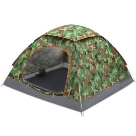 Magshion Camping Backpacking Tent for 1-2 Person, Waterproof Windproof Tent Easy Set up-Portable Dome Tents with Carrying Bag for Family Hunting Hiking Mountaineering Travel, Camouflage