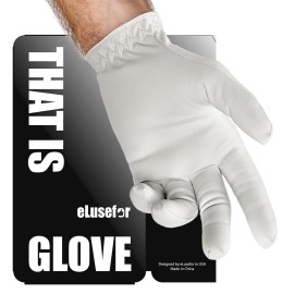 eLusefor PrecisionPro Master Left Hand Golf Glove - Ultimate Control for Perfect Swing, Moisture-Wicking, Durable, Ergonomic Design, Cabretta Leather