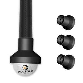 ACCTOLF 3Pack Golf Ball Retriever, Mini Golf Ball Pick Up Suction Cup for Putter Grip Tool, Portable Golf Ball Grabber for Training Putter Grip Golfer, Professional Golf Sucker Accessories for Golfer