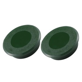 Kisangel 2pcs Green Hole Cup Cover Golfing Accessories Indoor Child Pole Plastic