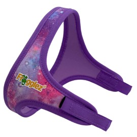 Frogglez Kids Swim Goggle Patented Comfort Strap ONLY fits Most Goggles No Hair Pulling Recommended by Olympic Swimmers (Purple)
