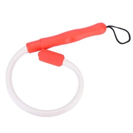 Golf Training Aid, Easy to Carry Rubber Material Golf Grip for Golf Training(Red White)