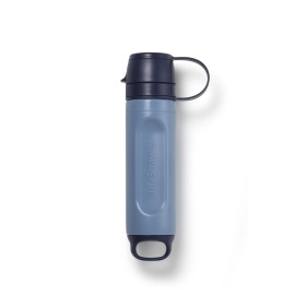 LifeStraw Peak Series - Solo Personal Water Filter for Hiking, Camping, Travel, Survival and Emergency preparedness. Removes Bacteria, parasites and microplastics.