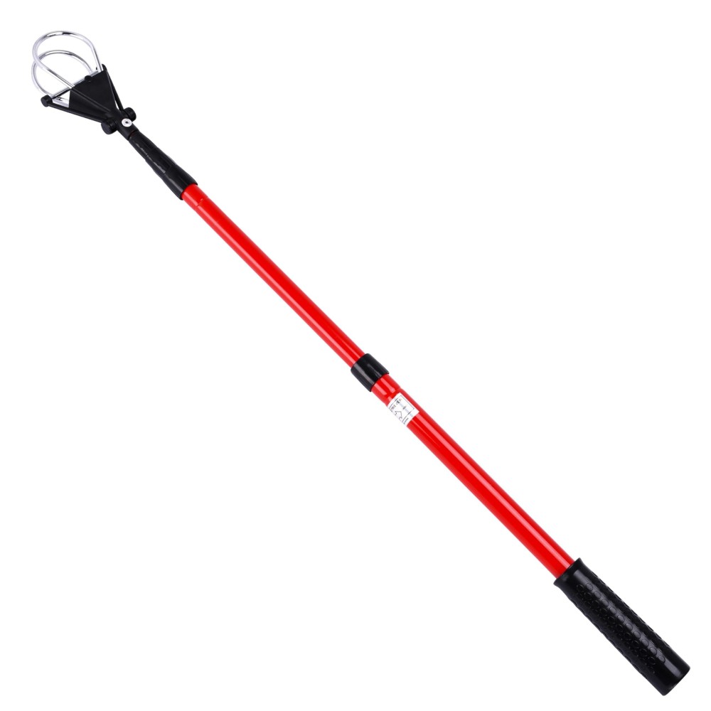 Effekt Manufaktur Premium Telescopic Golf Ball Retriever 23L - Black & Red - Multi-Purpose Aluminium Picker Tool with Ergonomic Grip - Versatile for Golf & Disc Golf, vice Golf Glove