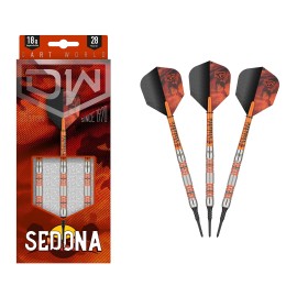 DW Sedona 18g 80% Soft 11 Tip Darts, Precision Balanced, Accurate, and Durable - Perfect for Professional and Recreational Players