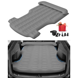 Shademax for Car Air Mattress Tesla Model Y 2023 2022 2021 2020 Inflatable Outdoor Camping Air Bed Portable Air Couch Mat Flocking Surface Air Cushion with Air Pump Model Y Accessories Xmas Gifts
