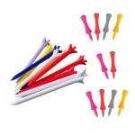BESPORTBLE 20pcs Golf Plastic Tees Crowns thecrown Golf tees Bulk tees Golf Driving Range tees Golf Training aid Golf Course Accessories Plastic Crown Equipment Ball Rack Five Claws