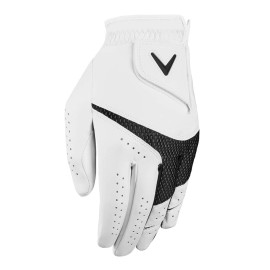 Callaway Golf MLH Weather Spann Glove (2-Pack) White Cadet Small