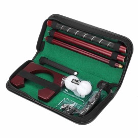 QCHIAN Portable Executive Golf Putter Set, Golf Putting Gift Set Kit, Backyard Golf Putting Trainer, Golf Training Putter for Indoor Outdoor Practice