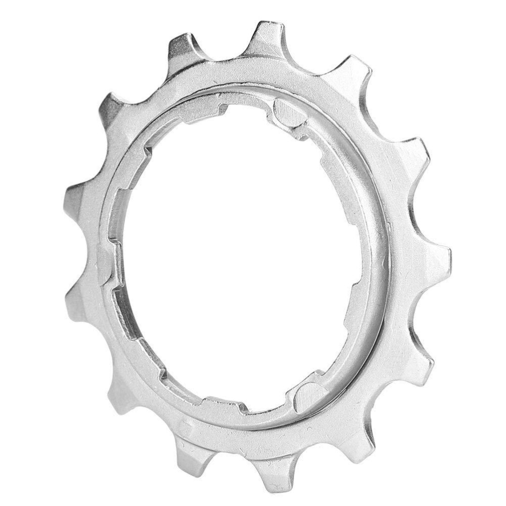 Keenso 1Pc High Strength Steel Bicycle Cassette Cog Road Bike Freewheel Parts for Fixed Gear (9 speed-13T)