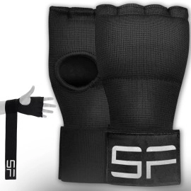 ShadowFit? Gel Boxing Hand Wraps Inner Gloves for Training: Pair of Wrist & Hand Wraps for Men Women - MMA Kickboxing Punching Gear Home Equipment, Mayweather Boxing & Fitness (Large/X-Large)