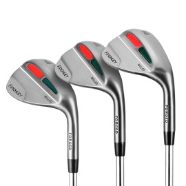 FINCHLEY Forged Golf Wedge Set - 52/56/60 Degree Wedges for Men and Women, Milled Face for Ultra Spin, Right Hand, Silver