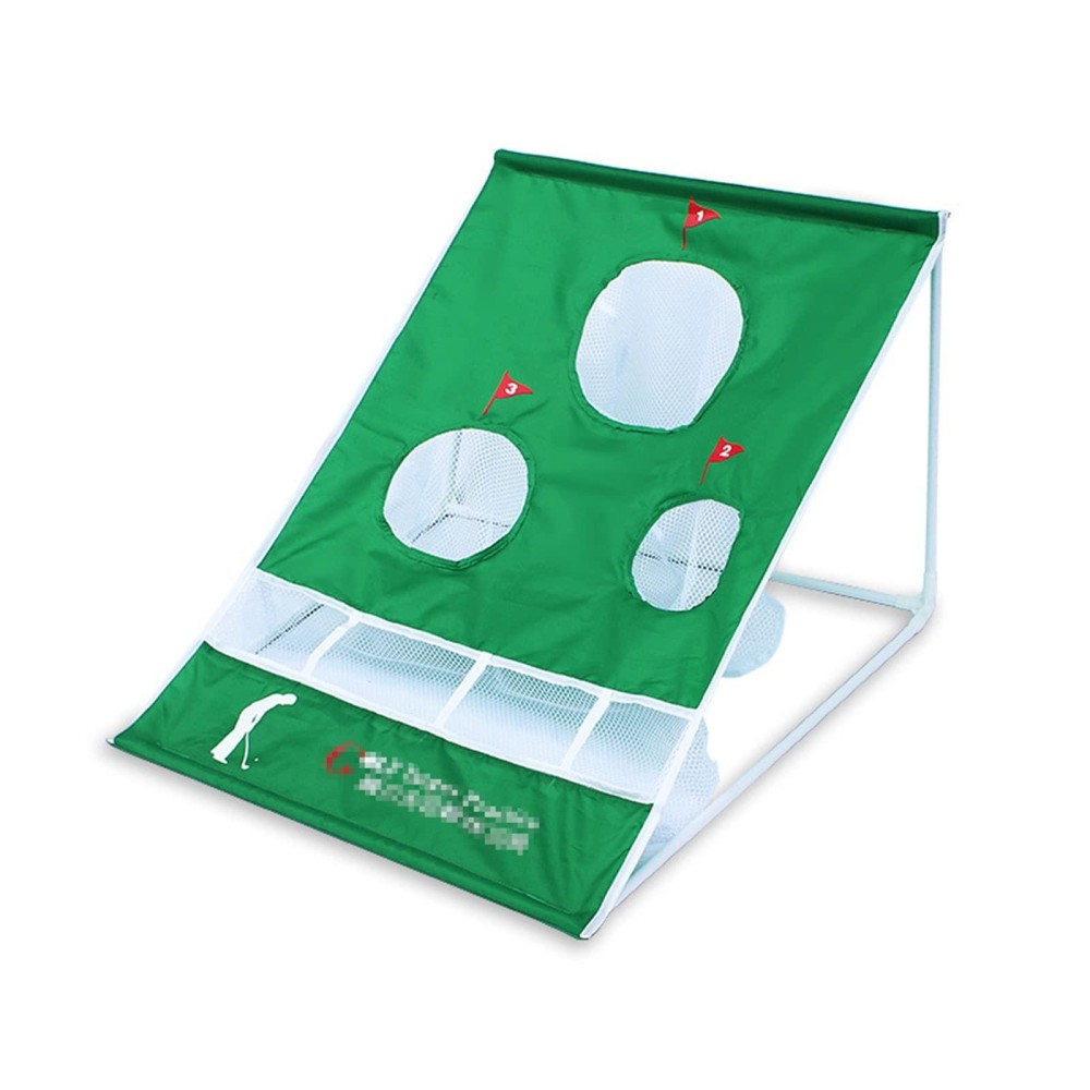Golf Practice Net Casual Golf Game Available for Outdoor Use Golf Chipping Mat -Mini Golf Course Golf Training Aid Equipment for Indoor Outdoor Game (Color : Green, Size : 84x60x64cm)