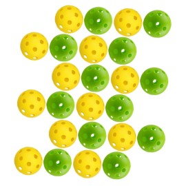 INOOMP 24pcs Golf Ball Plastic Balls Beginners Training Tools Impact Balls Driving Range Balls Mini Balls Kids Baseball Practice Balls Golfs Colored Balls Indoor Pe Plastic Equipment