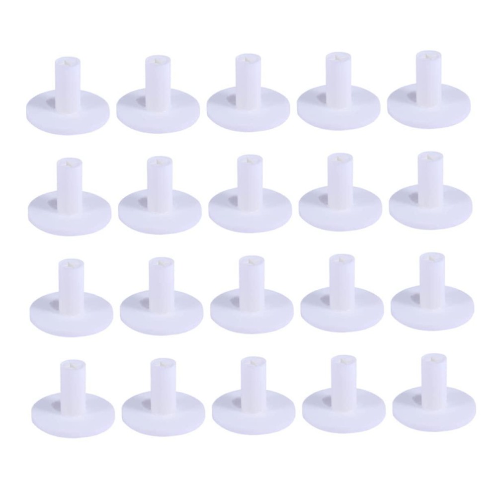 CORHAD 20Pcs Golf tee Training Tool Rubber Range tees Essentials Practice aid Golf t Shirt Rubber tee Rubber Holder Outdoor Accessories Golfs Tees Holder White The Cross TPR Equipment