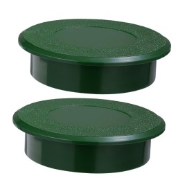 CORHAD 2pcs Green Hole Cup Cover Golf Putting aid Putting Green Cup Covers Practice Hole Rings Golfing Cup Practice Putting Cup Training Aids Cutting Machine Outdoor Child Plastic