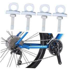 CLISPEED 20pcs Bicycle Zipper Hand Tool Cycling Accessories Chain Tensioner Gear Chain Fastener Bike Accessories Parts Cable Lock Adjust