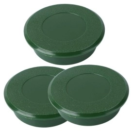 BESPORTBLE 3pcs Green Hole Cup Cover Plastic Golfing Practice Equipment Training Cup Cover Putting Green Hole Cup Rings Golf Shot Tracker Hole Cover Putting Cup Hole Cutter Desk Lawn