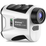 Vkahaak Range Finder Golf, 1200 Yards Golf Rangefinder with Slope, 7X Magnification Laser Range Finder with Flag Locking Vibration/Magnet/ 6 Mode/USB Charging