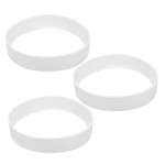 COOLHIYA 3pcs Hole Cup Ring Exercise Accessories Green Accessories Indoor Golf Surface Cups Trainer Tools Golf Outdoor Practice Golf Ring for Putting Green Golf Hole Cup Ring Thicken White