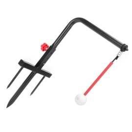 Toddmomy 1pc Swing Trainer Swing Groover Practicing Equipment Tools Training aids Swing Exercise Tool Swing Posture Indicator Swing Guide Training Tool t Tool Golf Iron Ground Pile