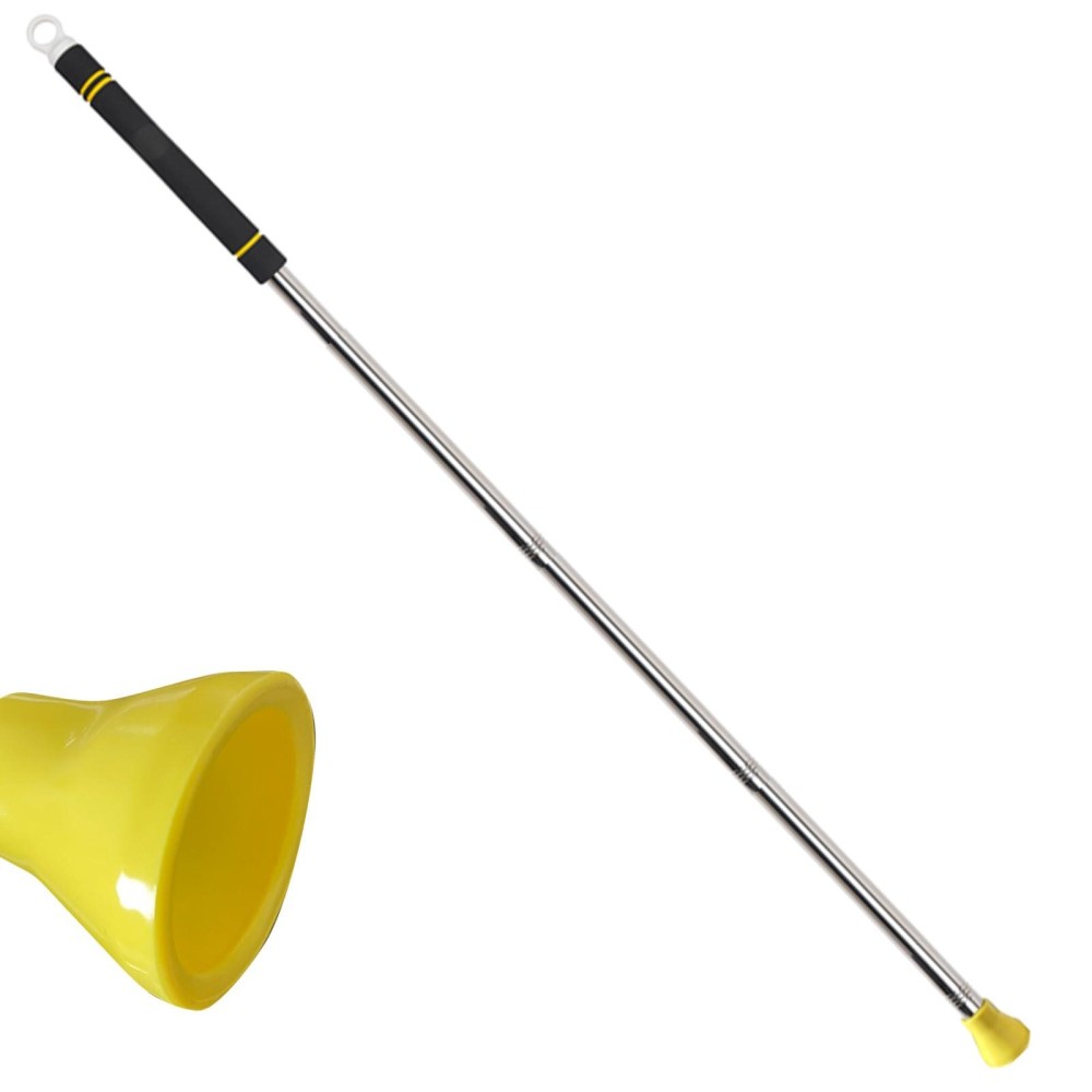 Frebuta Golf Ball Retrieval Device, 58-inch Stainless Steel Rod Golf Ball Retrieval Device, Splicing Adjustment Golf Ball Retrieval Tool with Advanced Nylon Cup Ball Retrieval Tool, Golf Accessories.