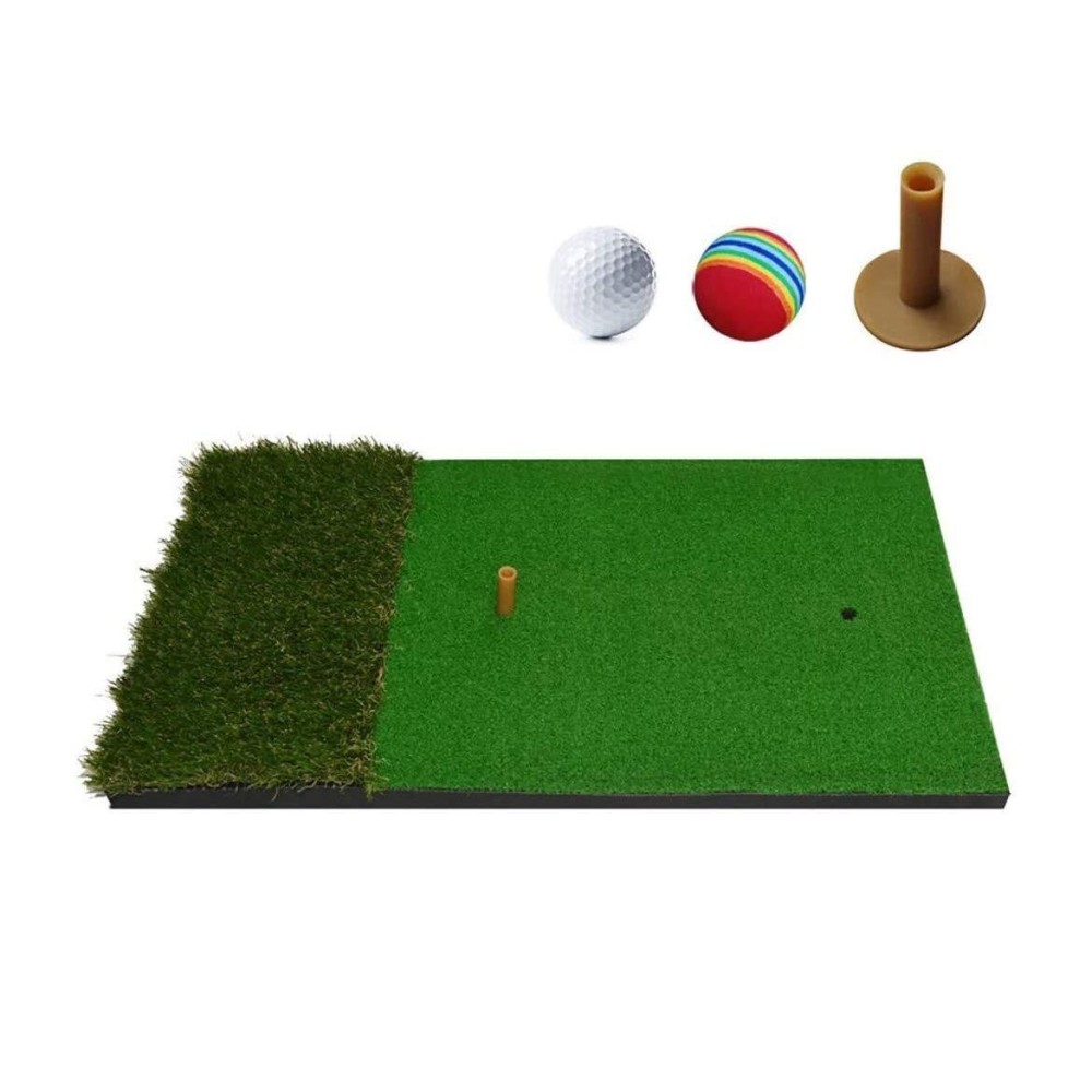 Golf Training Mat Golf Hitting Mat Outdoor Sports Golf Training Turf Mat Indoor Office Equipment (Color : B)