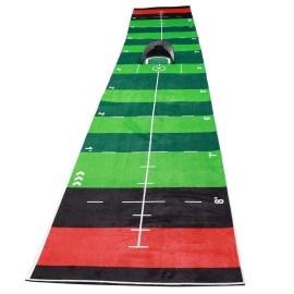 Putting Green, Indoor Golf Training Equipment, Golf Putting Mat for Hitting Swing Practice in Home, Golf Training Mat