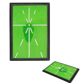 Golf Hitting Mat-Only 10, Golf Training Mat for Swing Detection Batting-Instant Path Feedback, Analysis Swing Path and Correct Hitting Posture Golf Practice Mat, Golf Training Aid for Indoor/Outdoor