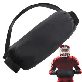 Football Hand Warmer Pouch- Soft & Warm Windproof Sports Hand Warming Pouch with Zipped Pocket Adjustable Strap- Youth Hand Warmer Hand Muff for Football Hiking Camping Cycling Outdoor Recreation