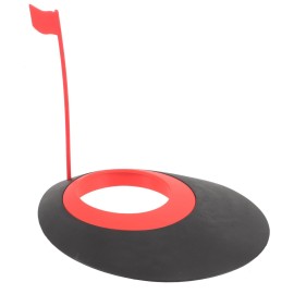 CLISPEED 1 Set Putting Hole Cup Indoor Putting Hole Putting Aid Cup for Training Gadget Putting Practice Cup Practice Hole Cups Training Hole Putting Cups Rubber Accessories Golf