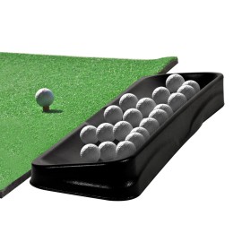 Leyndo Golf Ball Trays Large 70 Ball Capacity Golf Ball Holder 32 Inches Golf Ball Containers with 20 Pieces Golf Practice Balls for Range Practice and Home Training