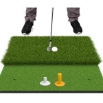 SAPLIZE XL Golf Hitting Mat with Extra Heavy-Duty Base, 24