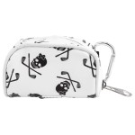 HEALEEP Storage Bag Travel Bag Golf Bag Organizer Accessories Bag Travel Pouch Golf Accessories for Men Pouch Bag Womens Golf Bag Holder Bag tees Pouch Tote Bag Pocket Bag Skull White