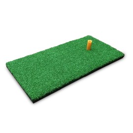 Practice Grass Mats with Rubber Golfing Tee, Mats for Home Use Simulator Hitting Mat for Indoor/Outdoor Use Hitting Mat Household Pad Golf Swing Putter Green Mat