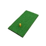 Small Golf Mat Portable Golf Hitting Mat with Rubber tee for Garage Concrete Backyard Golf Simulator Indoor Outdoor