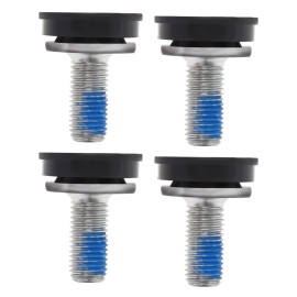 ECSiNG 4Pcs Bicycle M8 Crank Screw 8mm Hex Fixing Screws Bicycle Bottom Bracket Axle Bolts Compatible with ISIS Inner Bearing Crank Systems Steel
