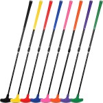 Leyndo 8 Pack Golf putters for Men and Women Two Way Mini Golf Putter Adjustable Length Putter Bulk for Right or Left Handed Golfers Kids Golf Clubs Set for Teenagers Junior Adult (Colorful)