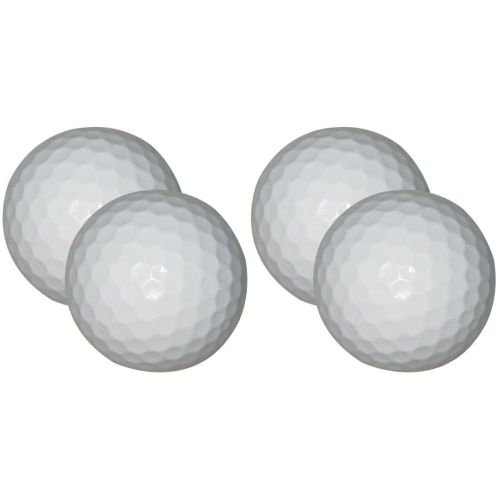 Toddmomy 4 Pcs Golf Water Night Golf LED Golf Balls Glow Balls Novelty Golf Balls Glowing Golf Balls Fluorescent Golf Glow Golf Balls Golfing Equipment Training Ball White Shine Rubber