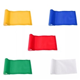 Nylon Golf Flag Golf Putting Green Flag Golf Training Hole Pole Cup Banner 18x12cm 5PCS golf flag