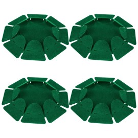Halloscume 4 Pcs Golf Putting Cup All Direction Golf Practice Hole Green Training Golf Hole Cup with Surface Flocking for Indoor and Outdoor