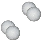 BESPORTBLE 4 Pcs Golf Water Glowing Golf Balls Fluorescent Golf Balls Glow Golf Balls Soccer Golf Balls Golf Training Balls Luminous Balls Golfball Rubber Golfing Supplies Shine Football