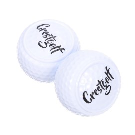 Kisangel 4 Pcs Flat Golf Balls for Women Practice Putting Balls Training Equipment Balls Practice Balls Swing Posture aids Training Balls Golden Balls Woman Bouncy Ball Sarin White Prom