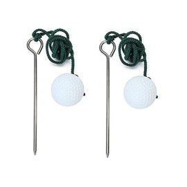 HEALEEP 2pcs Golf accesories Driving Range Ball Driving Range Accessories Practice Accessories Training Help Driving Range Rope Golf Swing