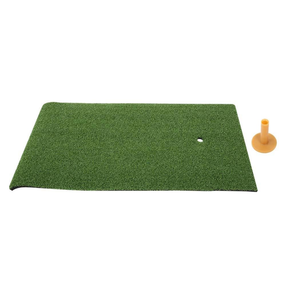 Xnferty Golf Hitting Mat Indoor Outdoor Artificial Turf Golf Mat Golf Swing Mat Golf Training Aids Practice Mat Artificial Lawn Grass Rubber Pad PP Artificial Lawn Grass