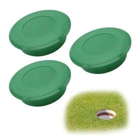 Leewoth 3Pcs Golf Cup Cover Golf Hole Cover Waterproof Golf Hole Putting Green Cup or Outdoor Sports Golf Course Garden Yard Golf Cup Cover