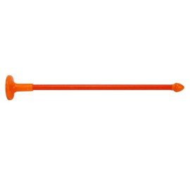 Focket Golf Cutter Direction Signal, Magnetic Suction Bottom Golf Aim Direction Training Stick Durable ABS Plastic Fiber for Teaching Kids (Orange)