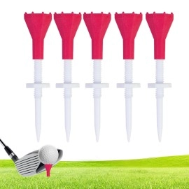 FULYA Golf Tees Training Tool - Adjustable Golf Ball Pegs - Stable Structure Golf Practicing Tool for Court and Driving Range Mats